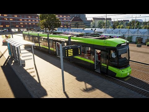 City Transport Simulator: Tram | Line 3 - Gameplay