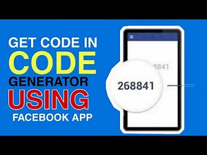How to GET CODE USING CODE GENERATOR in FACEBOOK APP | STEP BY STEP
