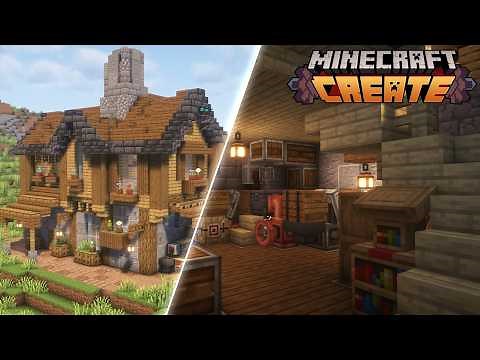 The ULTIMATE CREATE MOD STARTER HOUSE / WORKSHOP | Create Mod Tutorial