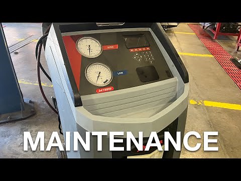 Robinair AC Refrigeration Recovery Machine maintenance how to, 34788ni and others