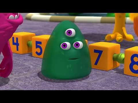 Number Line Monster’s New Game | Monster Math Squad | Video for kids | WildBrain Wonder