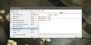 How to save a playlist in VLC player on Windows 10
