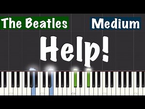The Beatles - Help! Piano Tutorial | Medium