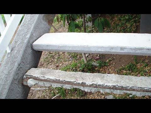 Casting Concrete Stairs Construction DIY