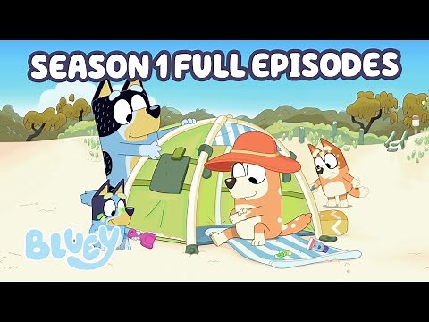 NEW Season 1 Bluey Full Episode Compilation 💙 ⭐️ 🏝️ | 40 MINUTES | Bluey