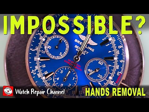 Removing Impossible To Remove Hands - Horotec Hand Removal Tool Review & Tutorial - 05.125 05.120