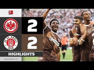 St. Pauli Eyes Survival! | EINTRACHT FRANKFURT - ST. PAULI | Highlights | MD 33 – Bundesliga 2024/25