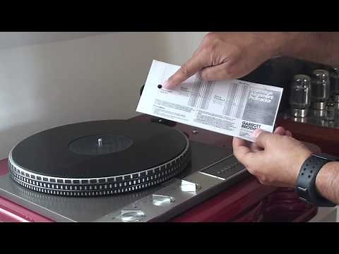 Beginners guide - Step 3 Cartridge Alignment using a protractor