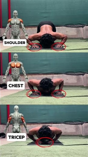 Push-Ups Explained: How Hand Position Targets Chest, Shoulders, or Triceps