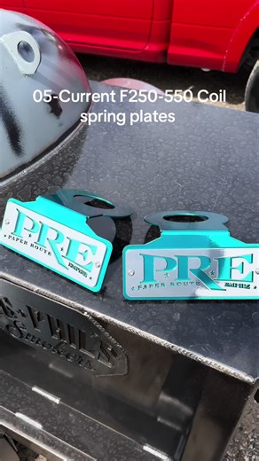 Custom Coil Spring Plates for Ford F250-550