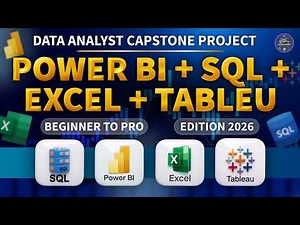 Data Analyst Full Project Tutorial | SQL + Excel + Power BI + Tableau | End to End | Edition 2026