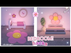 🌸♡ Cute FLOWER bedroom hacks! ♡🌻 ▪︎ adopt me building hacks ▪︎ || Official Pineapples