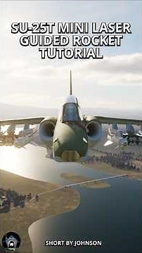 DCS: SU-25T Mini Laser Guided Rocket Tutorial #dcs #dcsworld #shorts