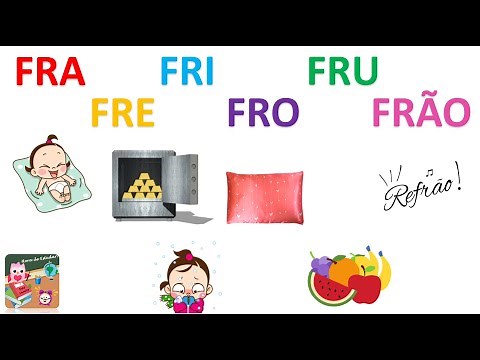 Complex Syllables FR | Fra - Fre - Fri - Fro - Fru - Frão | Educational Videos | Study Time