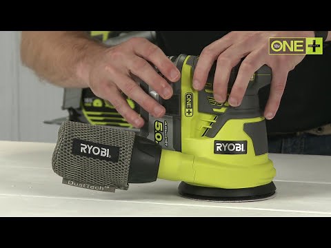 Ryobi ONE+ 18V Random Orbital Sander Introduction video