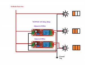 3-segment tail light Sequential Turn Signal system...