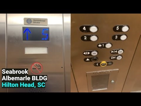 ThyssenKrupp modded hydraulic elevator - Albemarle BLDG - Seabrook of Hilton Head (SC)