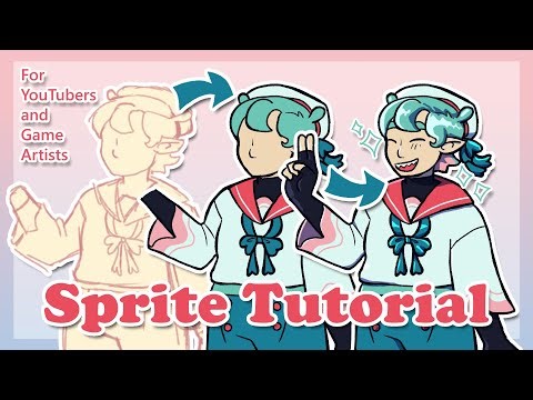How to make talk sprites! (tutorial for YouTube and Game Artists)