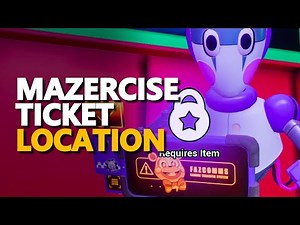 Mazercise Ticket Location FNAF Required Item Pass