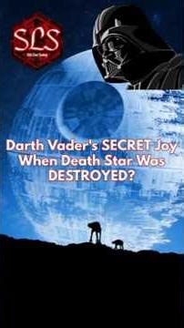 Darth Vader's SECRET Joy When Death Star Was DESTROYED? #starwars #shorts #darthvader