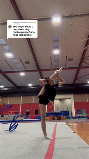 Side Split Shape Exercises for Rhythmic Gymnastics Training