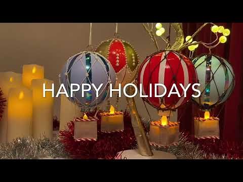 How to Make a Hot Air Balloon Christmas Tree Ornament