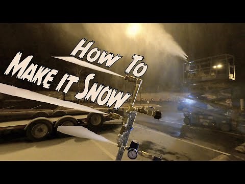 DIY Snow Machine - How to Make Snow