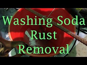 Washing Soda Rust Removal