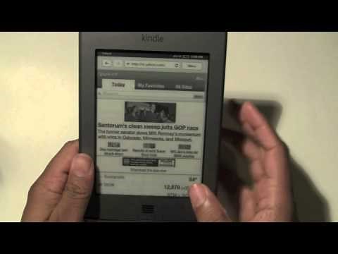 Kindle Touch: How to Check Email​​​ | H2TechVideos​​​