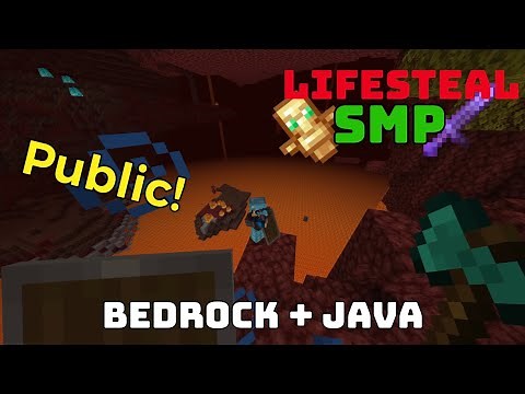 Public Minecraft Lifesteal SMP (Bedrock + Java)