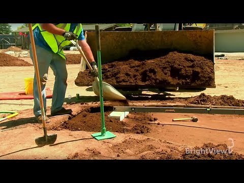 What goes into installing a MLB pitching mound? | Ask BrightView