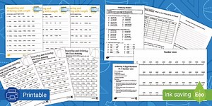 Place Value - Ordering for Grade 4 Resource Pack
