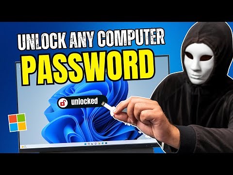 How to UNLOCK Any Windows Computer⚡PASSWORD Using this USB