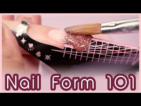 How to Apply Acrylic on Nail Forms for Beginners