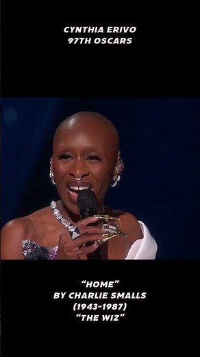Cynthia Erivo sing "Home" from "The Wiz"