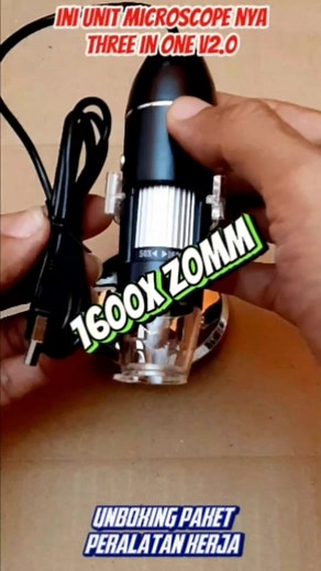 3.8K views · 47 reactions | Unboxing Digital Microscope three in one recoment to technician electronics #electronics #elektronik #microscope #digital #zoom1600X #usb #microusb #micropard #smd #tool #usermanual #sedangtrend #teratas #virals #new #loker #lucu #tagar #baru #upload | Herman Suhaemi | Facebook