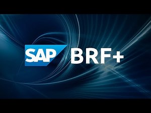 SAP Business Rule Framework Plus (BRF+)