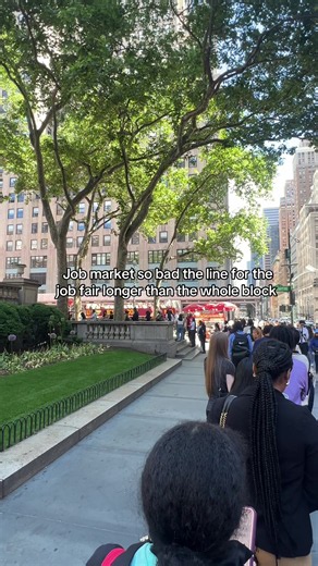 Just for the recruiters to hand you a QR code 😍 #job #jobfair #nypl #unemployment #jobsearch