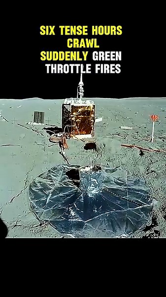 Apollo 16, TENSION on landing 53 years ago today #1minutehistory #history #apollo #nasa