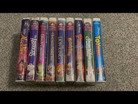 Overview of My Factory Sealed Disney VHS Tapes and Their Value