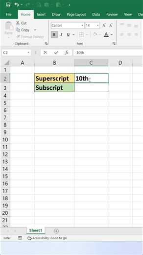 17K views · 120 reactions | Superscript & Subscript in Excel  #exceltips #exceltricks #exceltutorial #Excel | computernotion | Facebook