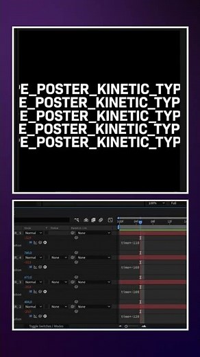 Animating a kinetic type poster in After Effects | Tutorial