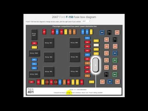 2007 Ford F150 Fuse Box Diagram