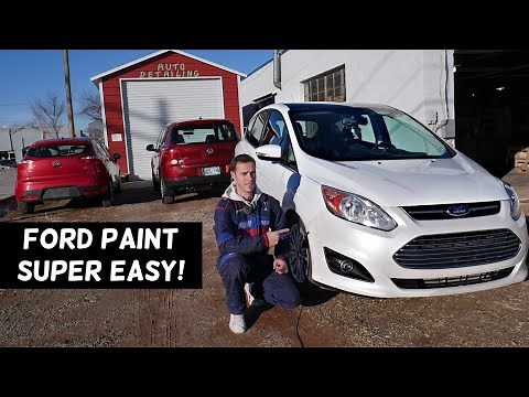 WHERE IS THE PAINT CODE LOCATED ON FORD FUSION FIESTA FOCUS ESCAPE F150 MUSTANG EXPLORER EDGE C MAX