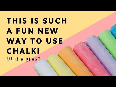 Floating Chalk Prints | Kids Can Make Beautiful Printed Paper