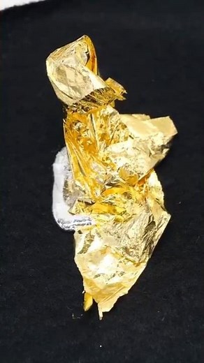 Dissolving gold in mercury