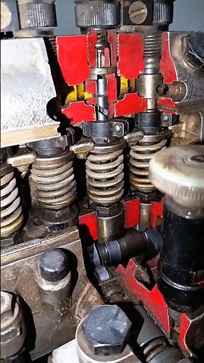 Inline diesel fuel injection pump | how it works #fuelinjection #dieselinjection #dieselpump #inline