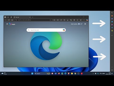 How to Enable the Microsoft Edge Bar on Windows 11 (Currently exclusive to Windows 10)