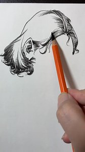 159K views · 2.1K reactions | If you cannot draw hair in sketches, come over #ArtStudents #FigureSketching #DrawingProcessShare | Content Connect | Facebook