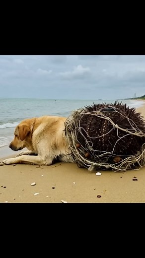 82K views · 885 reactions | rescue story: rescue dog with snail shell stuck to him | Rainbow after the storm | Facebook